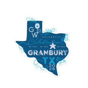 Texas Wine Sticker